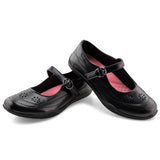 Girl's Flat Back to School Uniform Dress Shoes-RTS
