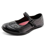 Girl's Flat Back to School Uniform Dress Shoes-RTS