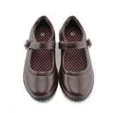 Girl's Lightweight Back to School Uniform Dress Shoes-RTS