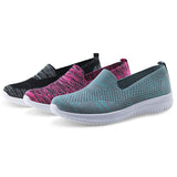 Womens Breathable Knit Loafers