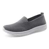 Womens Breathable Knit Loafers