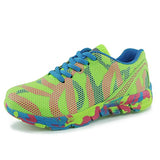 Kids Sports Shoes Boys Girls Lightweight Lace Up Trail Running Sneakers