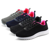 Women's Breathable Knit Sports Running Shoes Casual Walking Sneaker