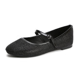 Girls Ballerina Flat Mary Jane Slip-on Dress Shoes -RTS