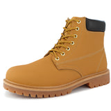 Mens Casual Lace-up Safety Waterproof Outdoor Working Boots-RTS-ST2069