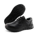 Boys' Lightweight Lace-Up Back to School Uniform Dress Shoes-RTS