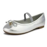 Girls Ballerina Flat Mary Jane Slip-on Dress Shoes -RTS