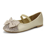 Girls Ballerina Flat Mary Jane Slip-on Dress Shoes -RTS