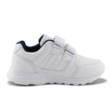 Kids Running Sneakers White Black Strap School Uniform Shoes-RTS
