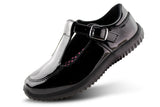Girl's Lightweight Patent T-Strap Back to School Uniform Dress Shoes-RTS