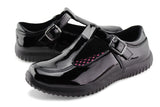 Girl's Lightweight Patent T-Strap Back to School Uniform Dress Shoes-RTS