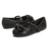 Girls Ballerina Flat Mary Jane Slip-on Dress Shoes -RTS
