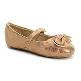 Girls Ballerina Flat Mary Jane Slip-on Dress Shoes -RTS