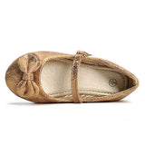 Girls Ballerina Flat Mary Jane Slip-on Dress Shoes -RTS