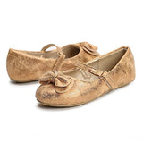 Girls Ballerina Flat Mary Jane Slip-on Dress Shoes -RTS