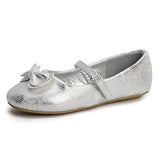 Girls Ballerina Flat Mary Jane Slip-on Dress Shoes -RTS