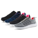Women's Breathable Knit Sports Running Shoes Casual Walking Sneaker
