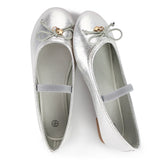 Girls Ballerina Flat Mary Jane Slip-on Dress Shoes -RTS