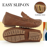 Boys Classic Slip-On Driving Shoes-RTS