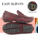 Boys Classic Slip-On Driving Shoes-RTS