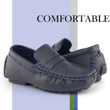 Boys Classic Slip-On Driving Shoes-RTS