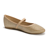 Girls Ballerina Flat Mary Jane Slip-on Dress Shoes -RTS