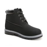 Kids Lace-Up Ankle Boots Boy Girl Outdoor Workboots-RTS