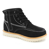 Kids Lace-Up Ankle Boots Boy Fashion Outdoor Workboots-RTS