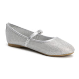 Girls Ballerina Flat Mary Jane Slip-on Dress Shoes -RTS