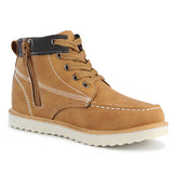 Kids Lace-Up Ankle Boots Boy Fashion Outdoor Workboots-RTS