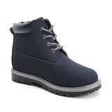 Kids Lace-Up Ankle Boots Boy Girl Outdoor Workboots-RTS
