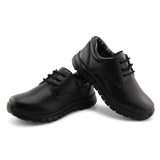Boys' Lightweight Lace-Up Back to School Uniform Dress Shoes-RTS