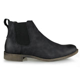 Mens Casual Slip-on Comfort Chukka Ankle Boots
