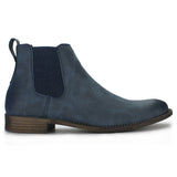 Mens Casual Slip-on Comfort Chukka Ankle Boots