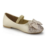 Girls Ballerina Flat Mary Jane Slip-on Dress Shoes -RTS
