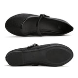 Girls Ballerina Flat Mary Jane Slip-on Dress Shoes -RTS