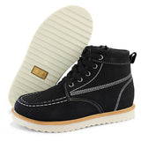 Kids Lace-Up Ankle Boots Boy Fashion Outdoor Workboots-RTS