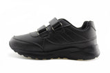 Kids Running Sneakers White Black Strap School Uniform Shoes-RTS