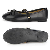 Girls Ballerina Flat Mary Jane Slip-on Dress Shoes -RTS