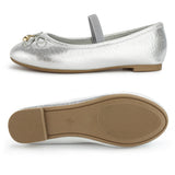 Girls Ballerina Flat Mary Jane Slip-on Dress Shoes -RTS