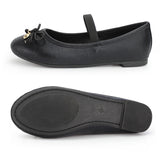Girls Ballerina Flat Mary Jane Slip-on Dress Shoes -RTS