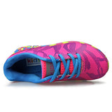 Kids Sports Shoes Boys Girls Lightweight Lace Up Trail Running Sneakers