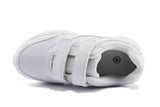 Kids Running Sneakers White Black Strap School Uniform Shoes-RTS