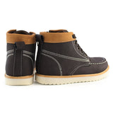 Kids Lace-Up Ankle Boots Boy Fashion Outdoor Workboots-RTS