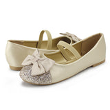 Girls Ballerina Flat Mary Jane Slip-on Dress Shoes -RTS