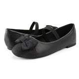 Girls Ballerina Flat Mary Jane Slip-on Dress Shoes -RTS