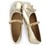 Girls Ballerina Flat Mary Jane Slip-on Dress Shoes -RTS