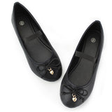 Girls Ballerina Flat Mary Jane Slip-on Dress Shoes -RTS
