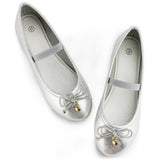 Girls Ballerina Flat Mary Jane Slip-on Dress Shoes -RTS