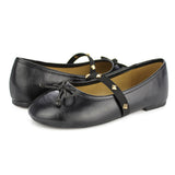 Girls Ballerina Flat Mary Jane Slip-on Dress Shoes -RTS